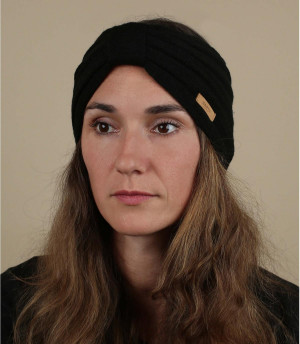 Stirnband schwarz gebunden Zitoun Headband black